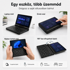 7 hüvelykes érintőkijelzős mini laptop Windows 11 Pro rendszerrel USB-C és HDMI csatlakozással